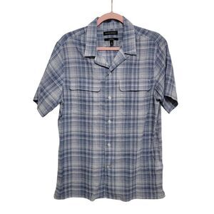 Banana Republic Slim Fit Beachy Summer Vacation Plaid Shirt
